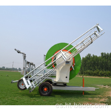 Máquina de riego de ahorro de energía agrícola con brazo